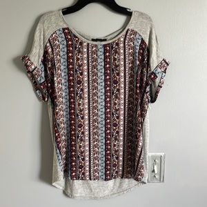 IN San Francisco patterned blouse